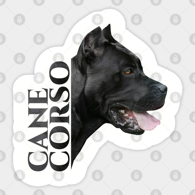 Cane Corso - Italian Mastiff Sticker by Nartissima